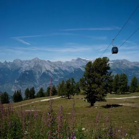 With Enchanting Hill View Appartement Veysonnaz