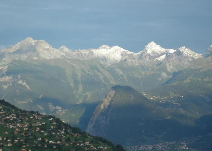 With Enchanting Hill View Διαμέρισμα Veysonnaz